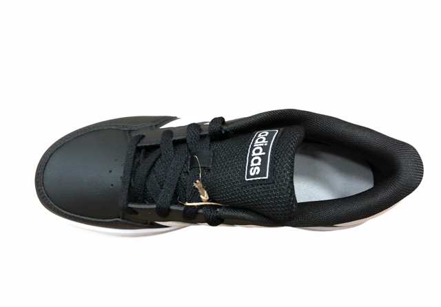 Adidas scarpa sneakers da ragazzo Breaknet K FY9507 nero-bianco