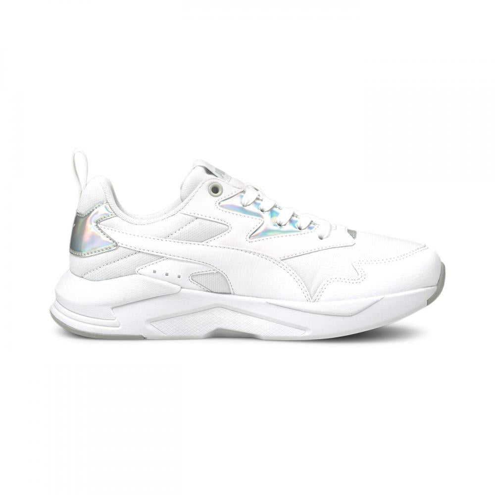 Puma women's sneakers shoe X-Ray Lite Metallic 368858 03 white-silver