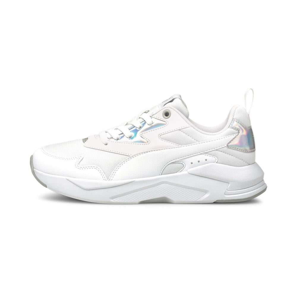 Puma women's sneakers shoe X-Ray Lite Metallic 368858 03 white-silver