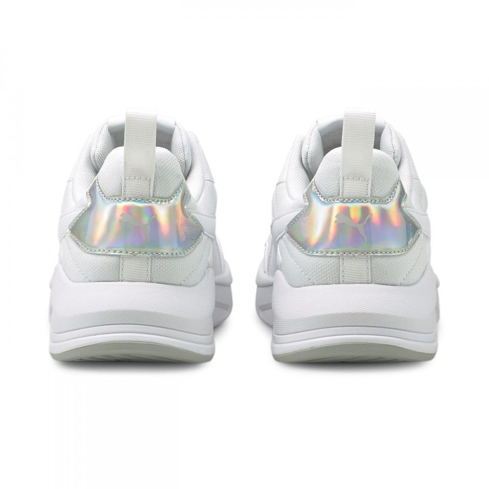 Puma women's sneakers shoe X-Ray Lite Metallic 368858 03 white-silver