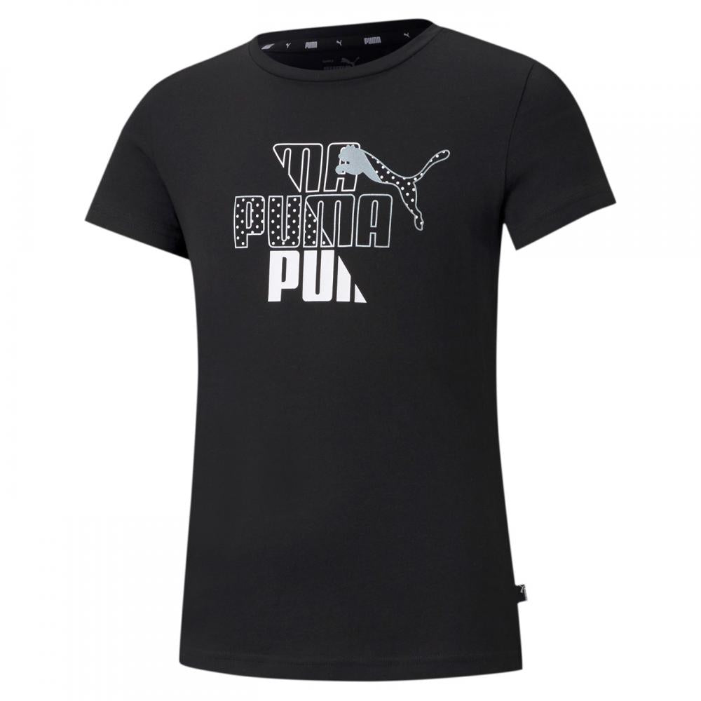 Puma t-shirt da ragazzi Graphic Tee G 587064 01 nero