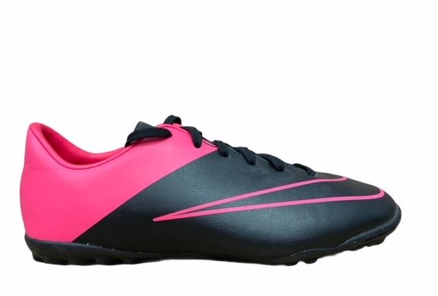 Nike boys' soccer shoe Mercurial Victory V TF 651641 006 black-pink