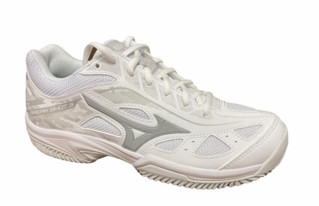 Mizuno women's tennis shoe Break Shot 3 CC 61GC212603 white-grey