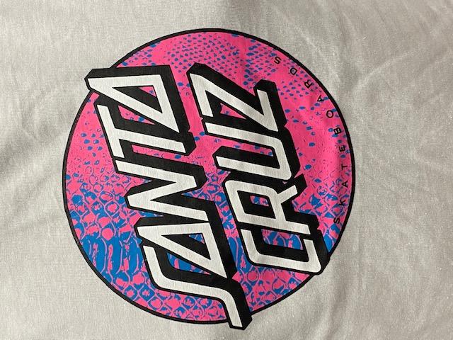Santa Cruz men's short sleeve t-shirt Scales Dot white
