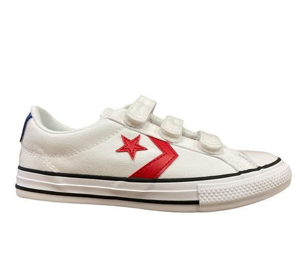 Converse children's sneakers shoes Star Player Ox 670227C white red blue