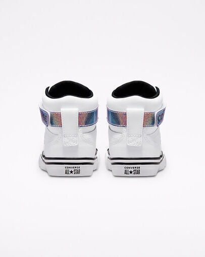 Converse Pro Blazer HI Iridescent Glitter 671533C bianco/nero/bianco