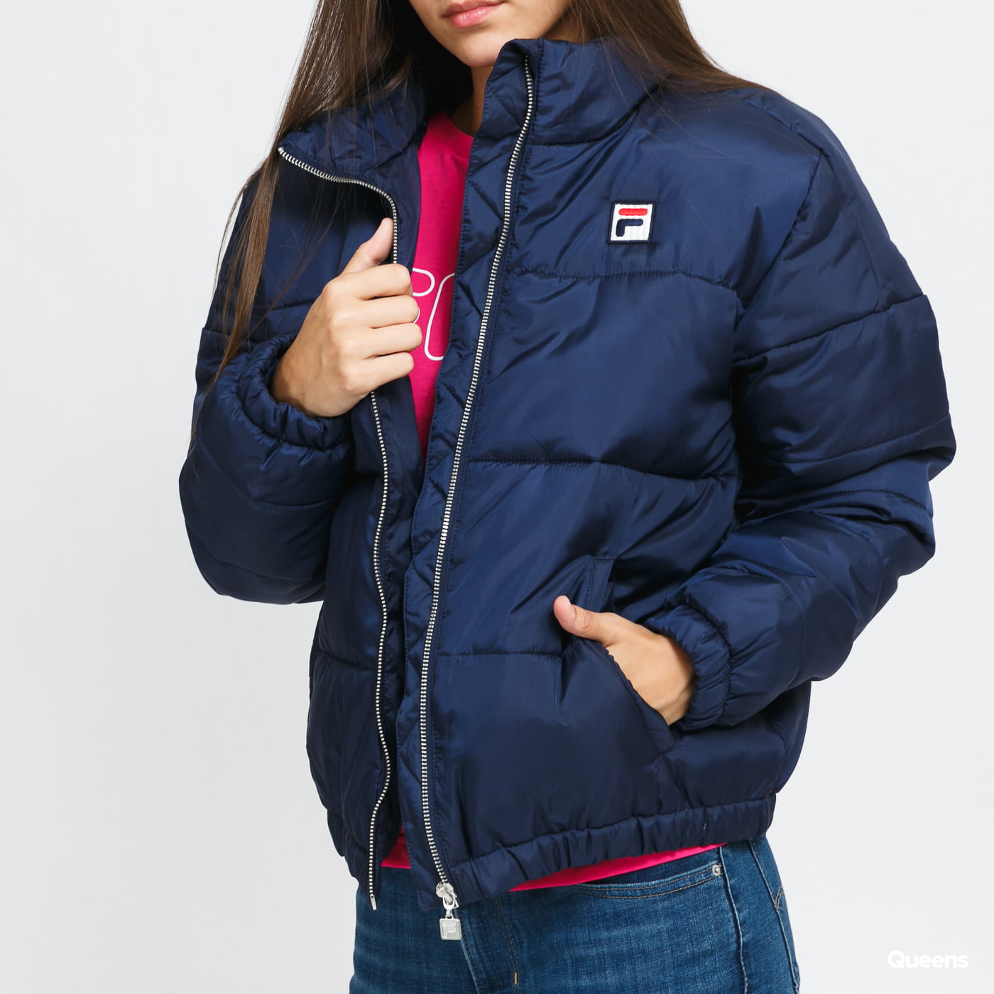Fila giacca invernale da donna Chaysle Thin Puff 688973 170 blu