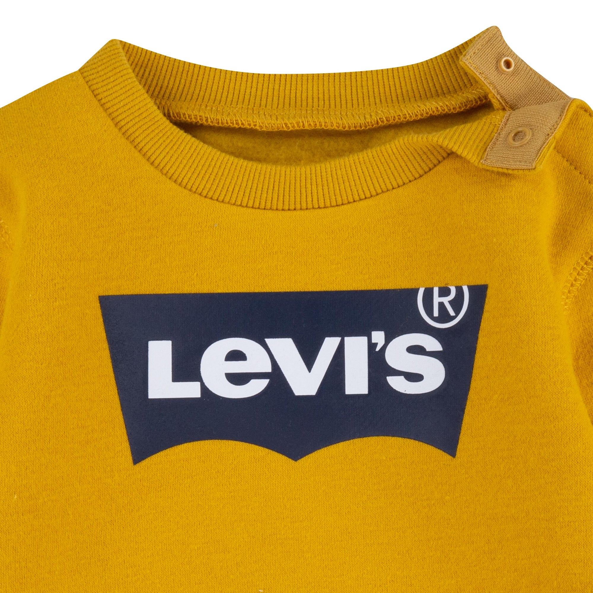 Levi's Kids Batwing Screenprint Hoodie 6E9079 Y0L yellow gold
