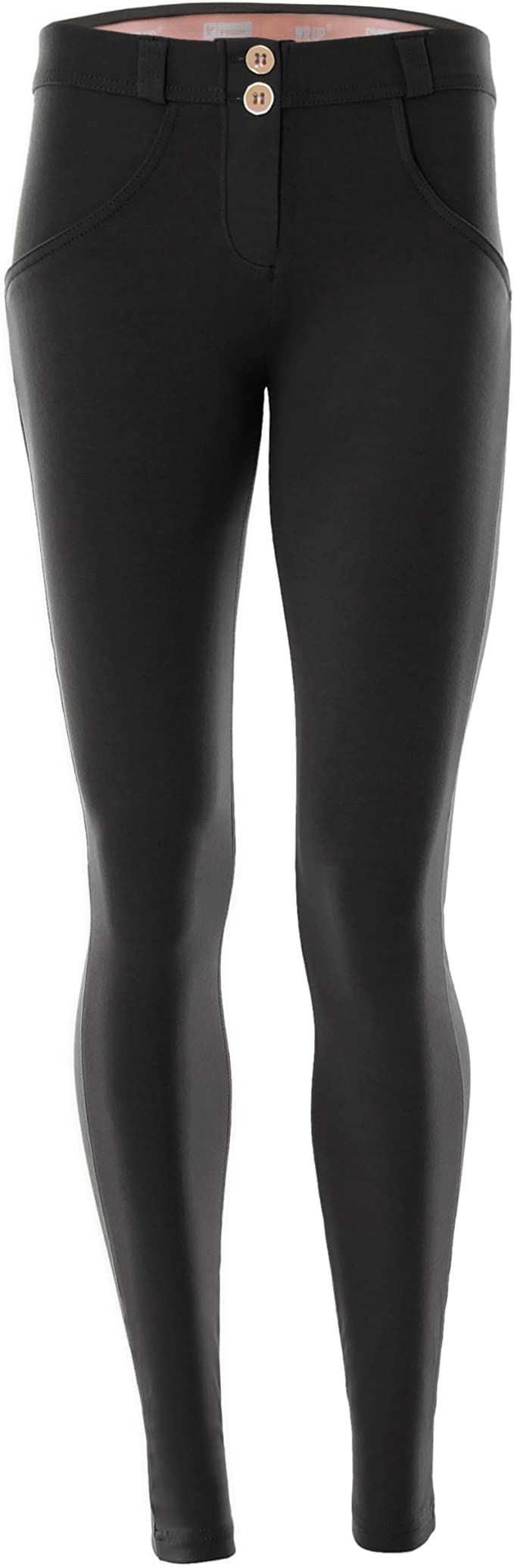 Freddy pantalone lungo da donna Push Up F7-CWRS-WRUP1FRC01E N0 black