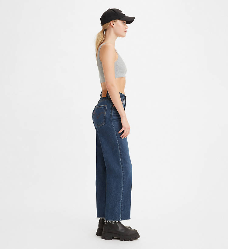 Levis Jeans Ribcage Straight Ankle Noe Down 726930089 blue