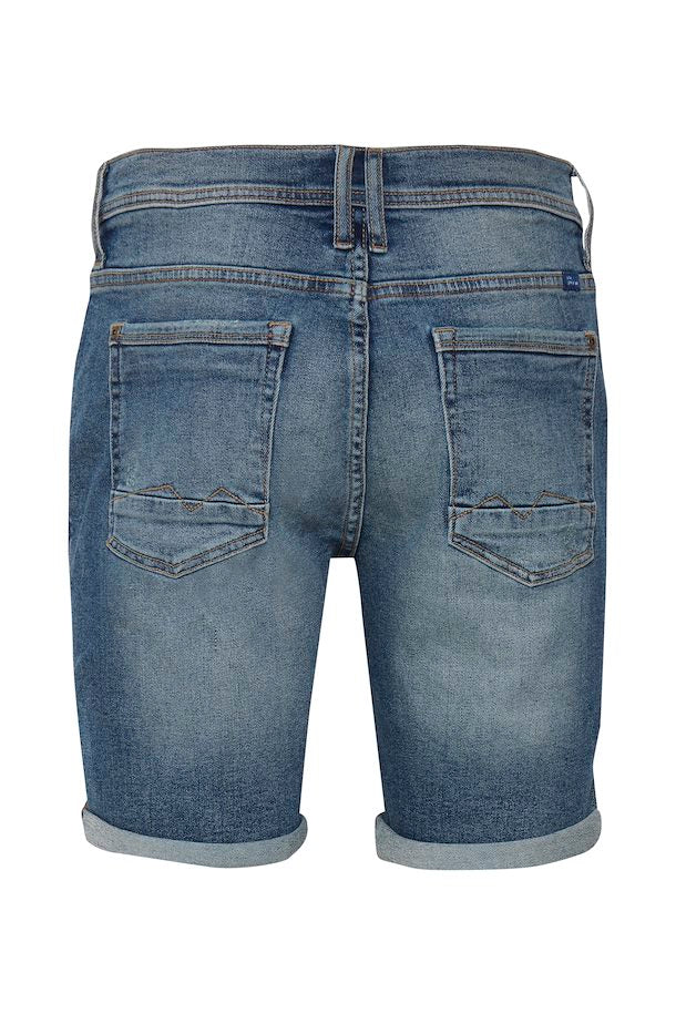 Blend Men's denim shorts 20713670 middle blue