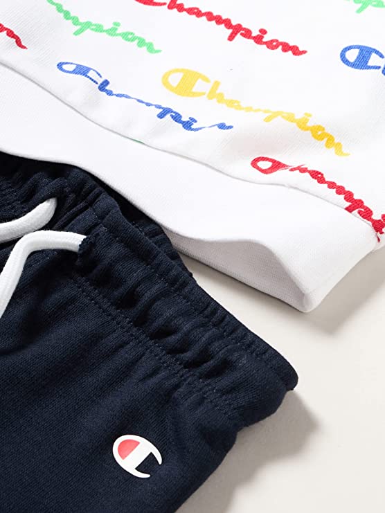 Champion Tuta da Infant in cotone leggero Legacy American 306301 WL001 bianco blu