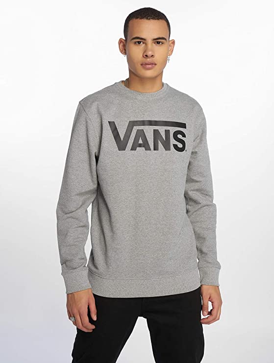 Vans felpa girocollo e logo Classic Crew V00YX0ADY grey