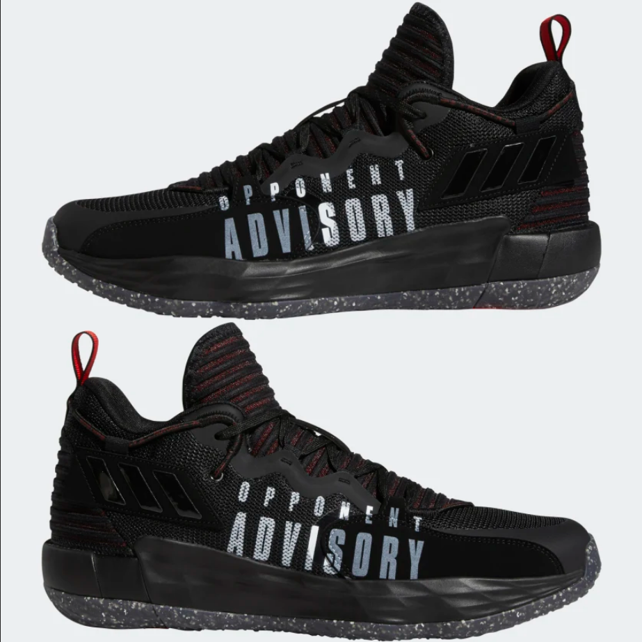 Adidas Dame 7 EXTPLY Opponent Advisory FY9939 basketball shoe black-white-red