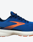 Brooks Launch 8 - Scarpa da corsa da uomo blu arancio bianco