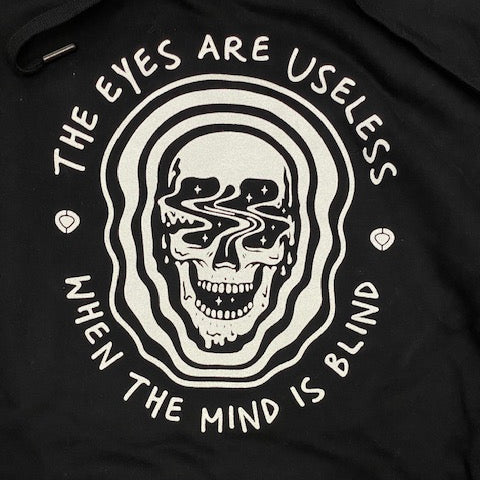 C1RCA Mind Hood MHO158 black sweatshirt