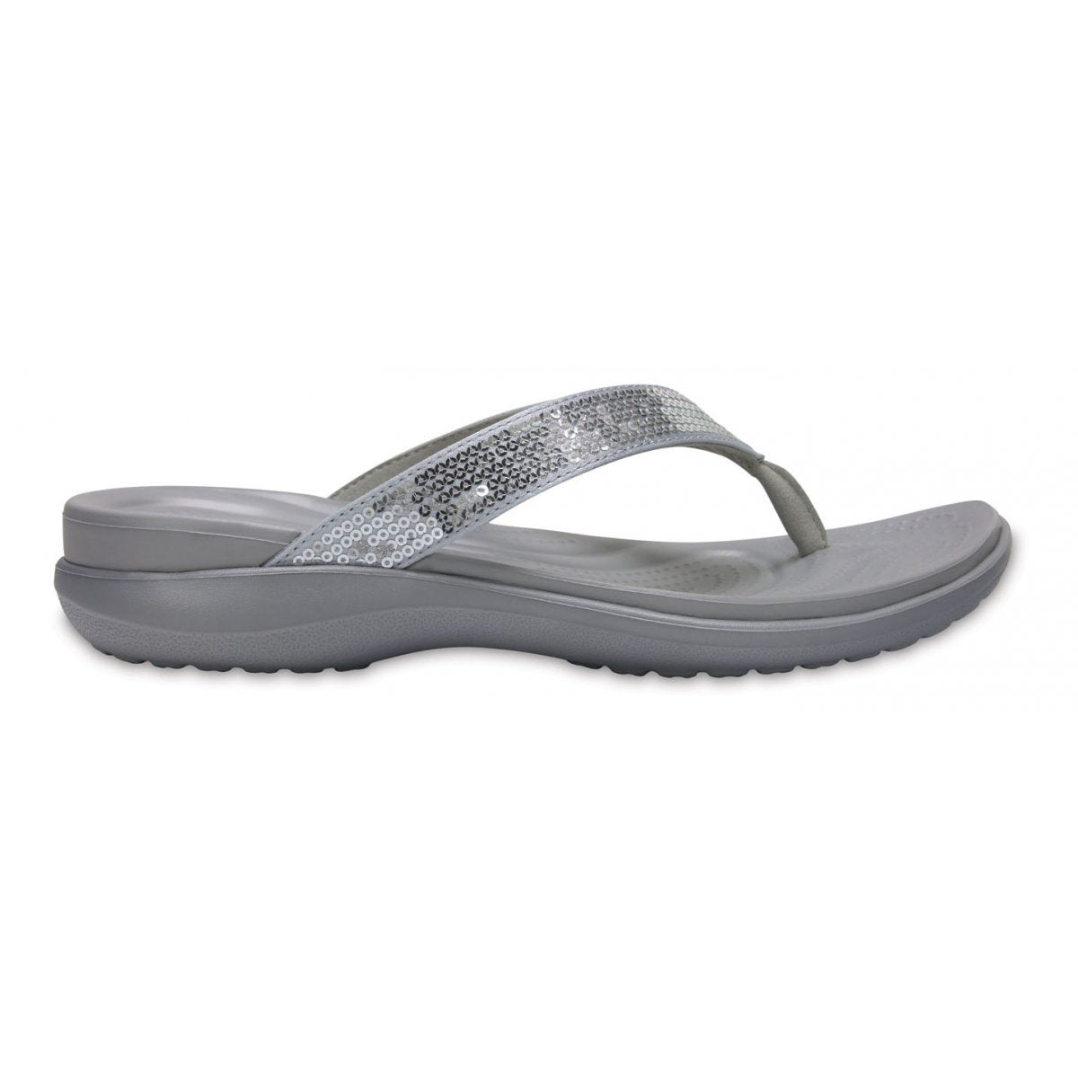Crocs Capri V Sequin W 204311 040 argento
