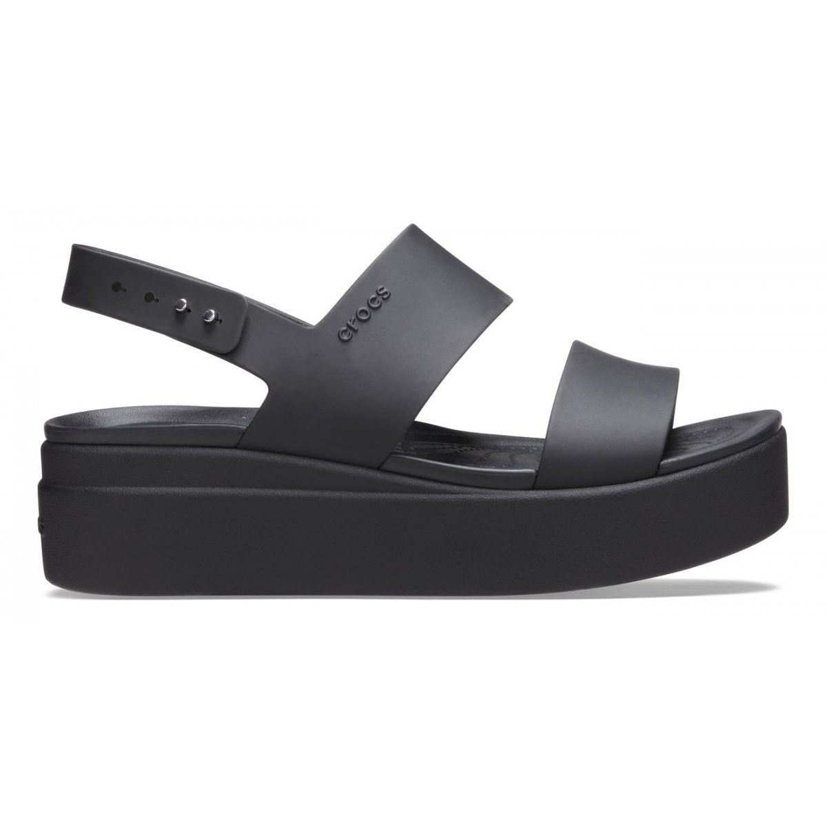 Crocs women's Brooklyn Low Wedge sandal 206453 060 black