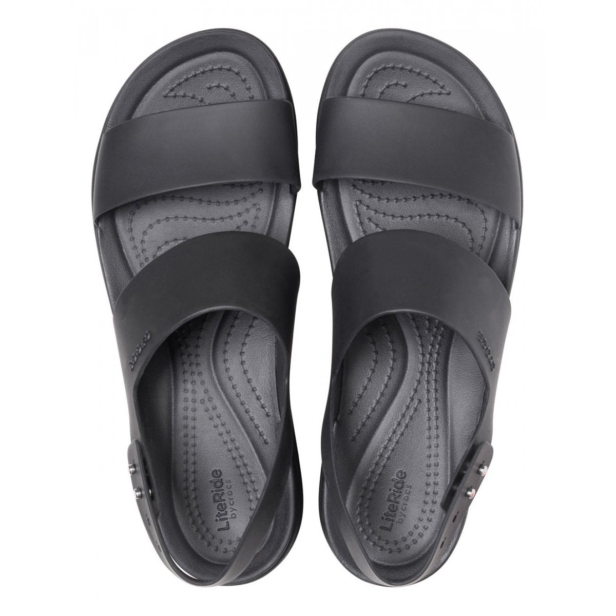Crocs women's Brooklyn Low Wedge sandal 206453 060 black