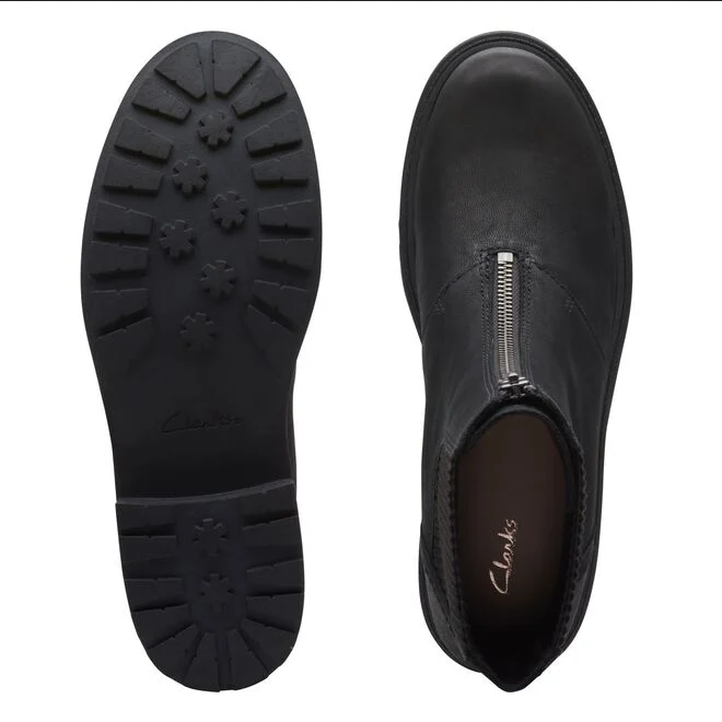 Clarks stivaletto da donna Chelsea con zip anteriore elastico laterale in tessuto Orinoco2 Up 26167568 2 nero 6