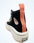 Sneakers Converse Chuck Taylor All Star Move 271716C nero-rosa-bianco con platform rialzato per ragazze, design moderno e comfort