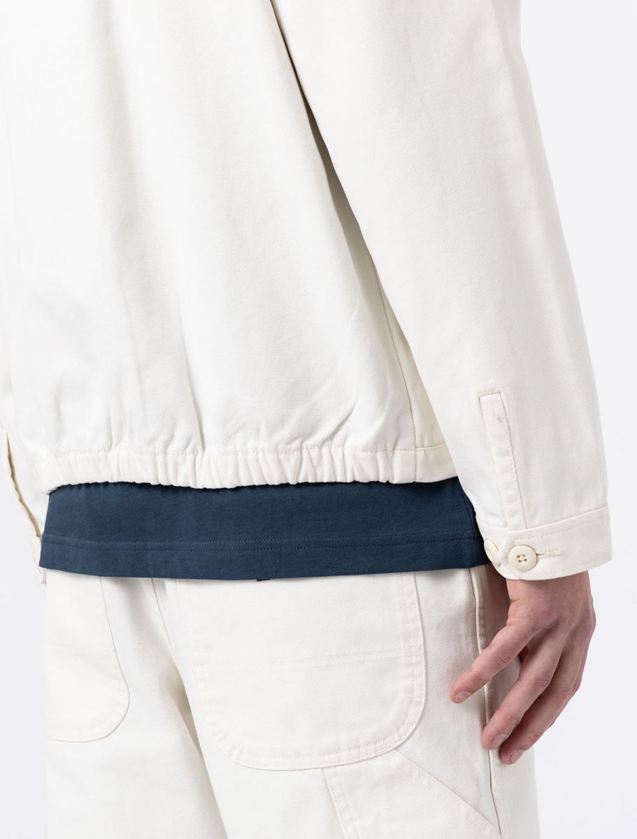 Dickies men's duck canvas jacket DK0A4XMPC431 milky white
