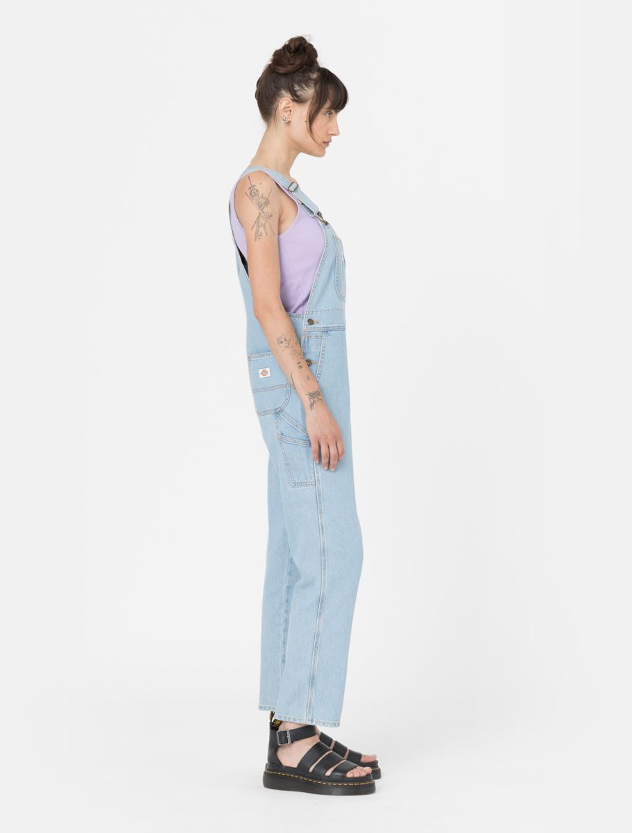 Dickies Salopette da donna Classic Denim Bib DK0A4XYCC151 blu vintage