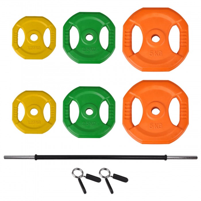 Dayu Fitness Kit bilanciere e dischi PUMP DY-H-2013 da 20kg
