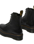 Dr. Martens Stivale anfibio con zeppa da donna in morbida pelle Pisa Jadon III 26378001 nero 3
