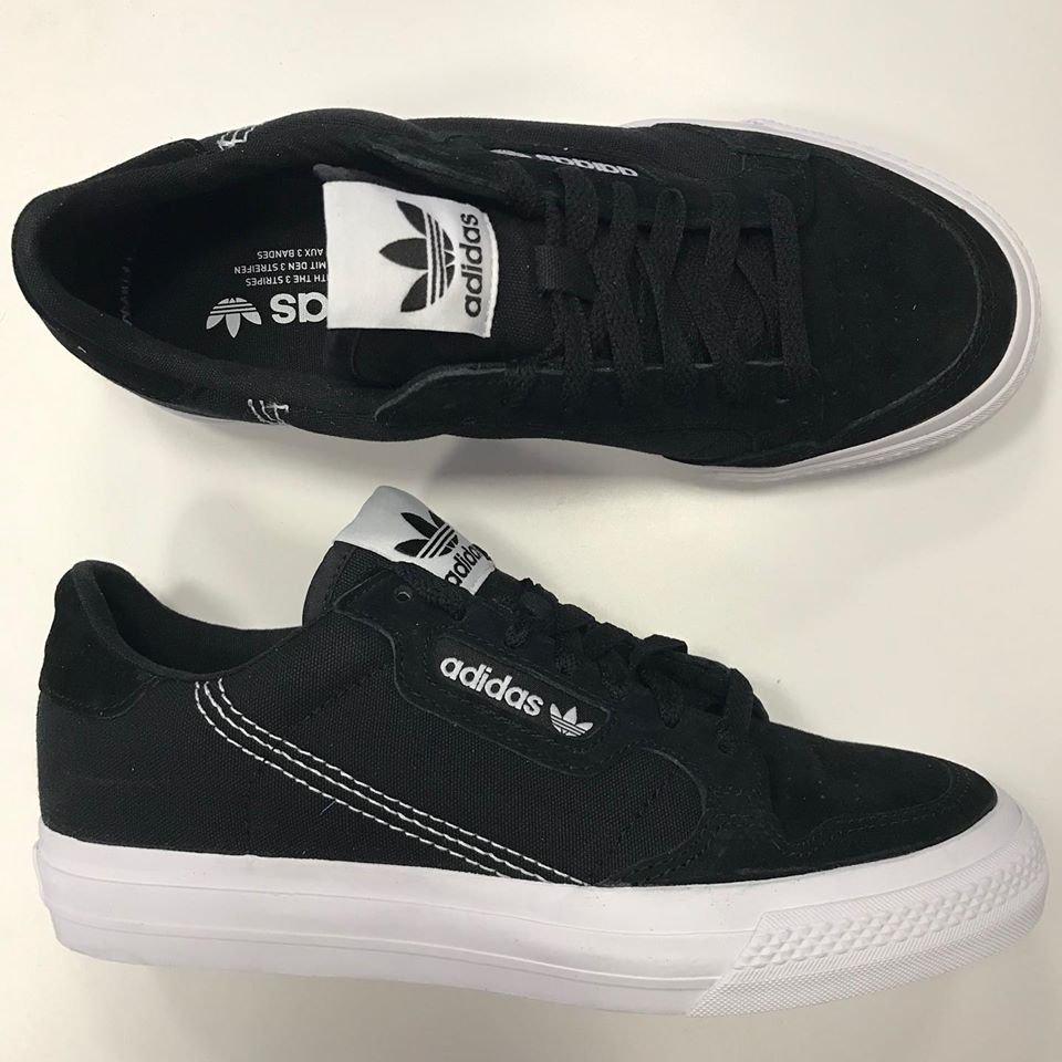 Adidas unisex adult sneakers Continental Vulc EF3524 black