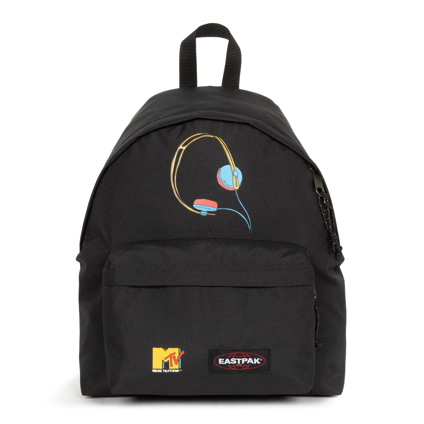 Eastpak Zaino per la scuola e tempo libero Padded Pak'r MTV Sound 40x30x18cm 24litri EK000620L90 black