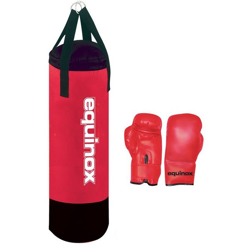 Equinox Punching Bag with 6oz Gloves for Boys Pro Boxing Set BOE-002