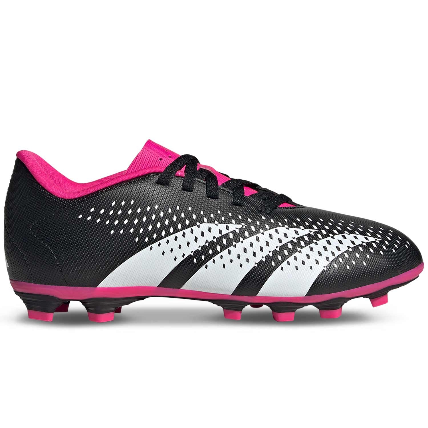 Adidas scarpa da calcio da ragazzo Predator Accuracy.4 FxG HQ0952 nero bianco rosa