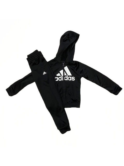Adidas children's tracksuit in polyester DV0842 black