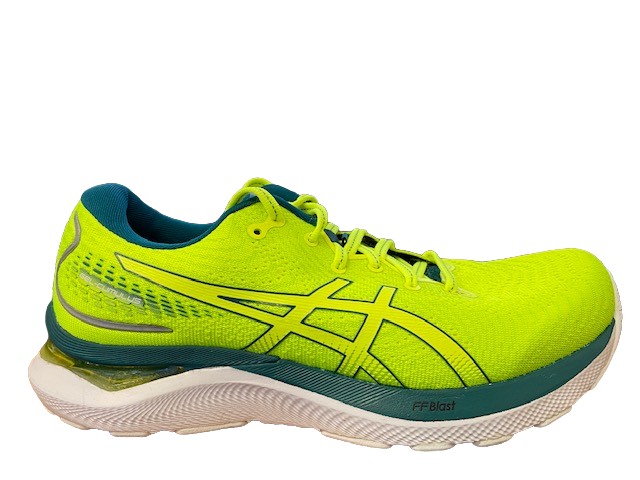 Asics men's running shoe Gel Cumulus 24 1011B366 750 yellow green