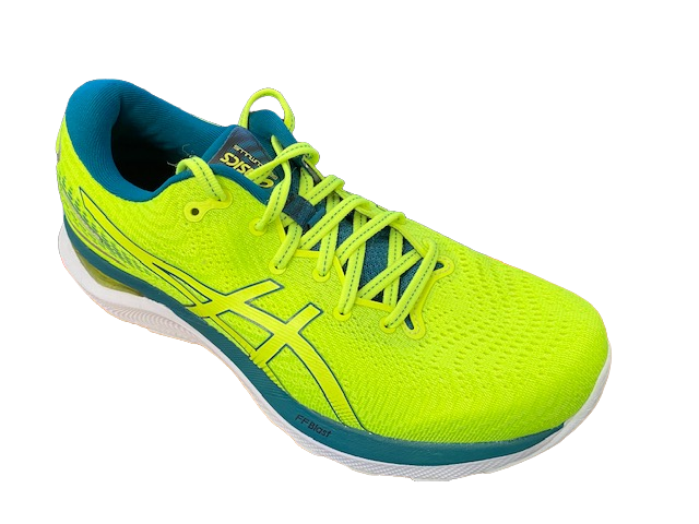 Asics men's running shoe Gel Cumulus 24 1011B366 750 yellow green