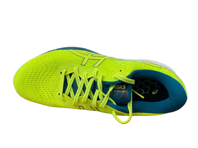 Asics men's running shoe Gel Cumulus 24 1011B366 750 yellow green