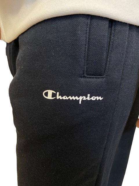 Champion men's sweatshirt with hood 218118 WW001 white-navy