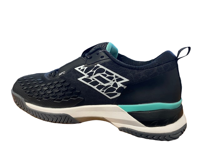 Lotto scarpa da tennis uomo Raptor Hyperpulse 100 SPD 215623 9FE all black-all white-green