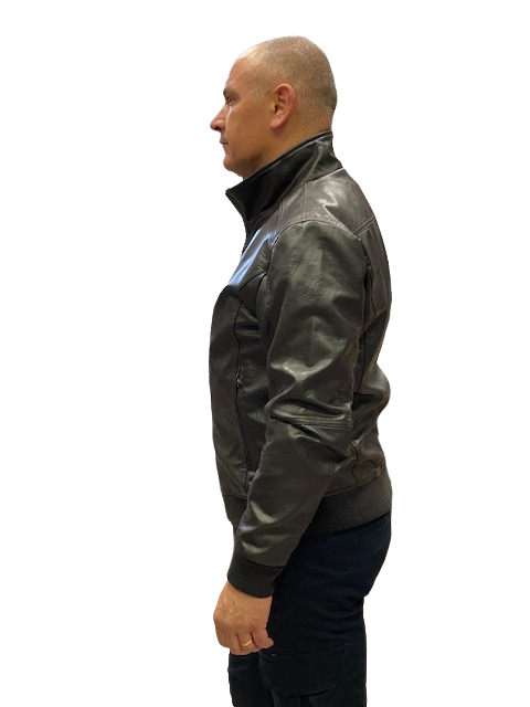 Censured Giacca da Uomo in ecopelle JMWHAMT PMA 14 marrone scuro