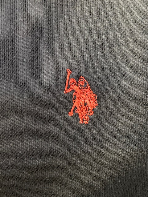 U.S. Polo Assn. Felpa da uomo con cerniera intera Greg 60696 53223 179 blu