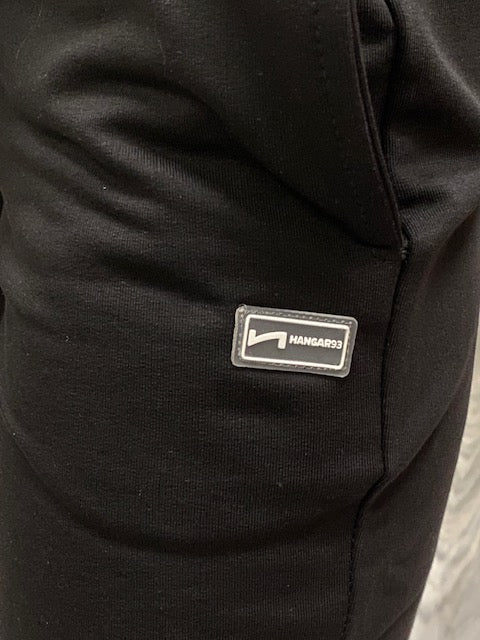 Hangar93 Pantalone in Felpa Brusched Z829D NRO01 nero
