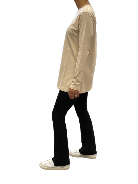 Hangar93 Women's long sleeve T-shirt with Z6764D BUR01 butter print