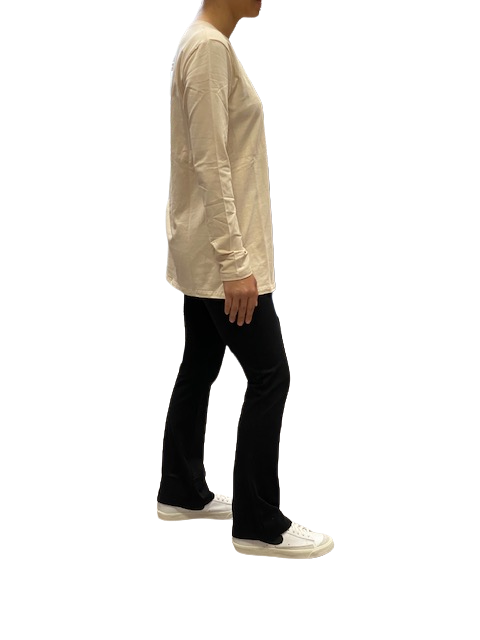 Hangar93 Women's long sleeve T-shirt with Z6764D BUR01 butter print