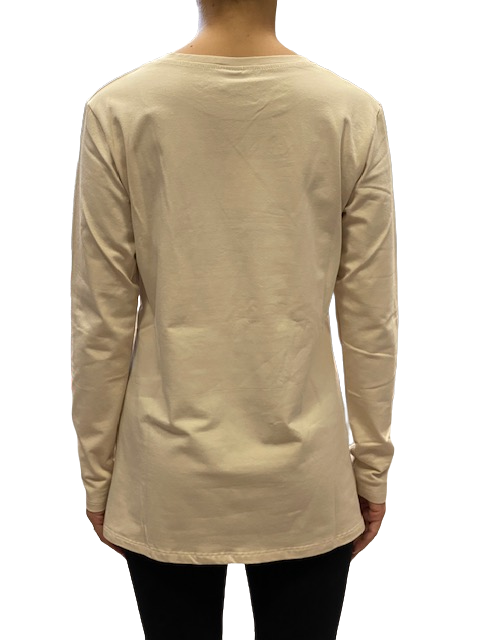 Hangar93 Women's long sleeve T-shirt with Z6764D BUR01 butter print
