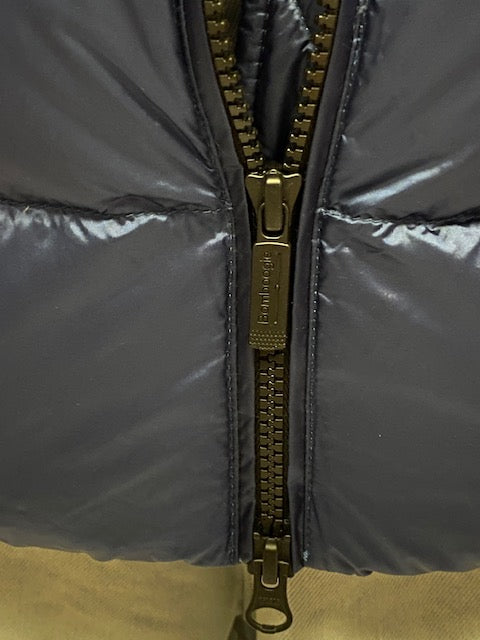 Bomboogie Women's short down jacket with hood GW6012TDLC 104 poseidon blue