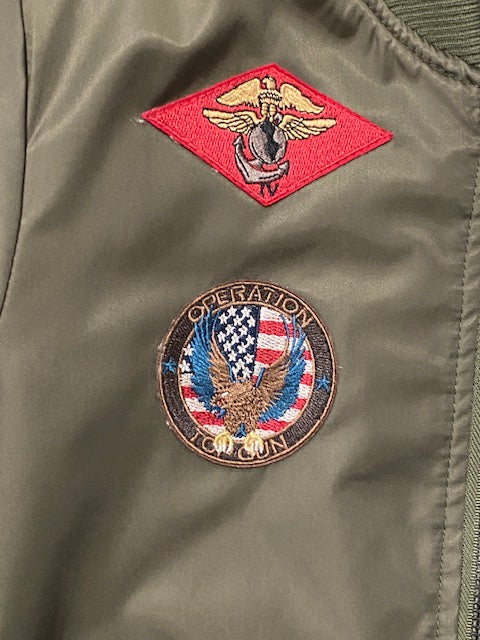 Top Gun giubbotto bomber da donna Hollywood 51678 52387 146 verde militare
