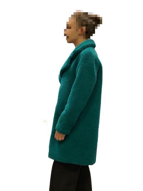 Censured pellicia sintetica da donna CW2770TSHRS 344 verde