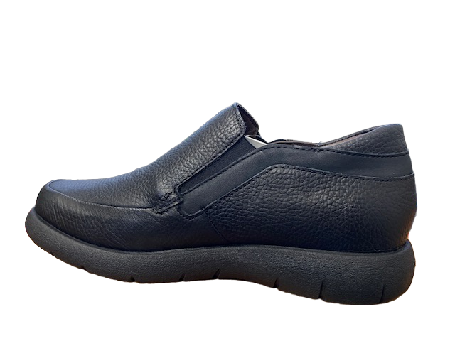 Stonefly Scarpa senza lacci da uomo in pelle di vitello Stream Hdry 11 Calf Leather 218259 000 nero