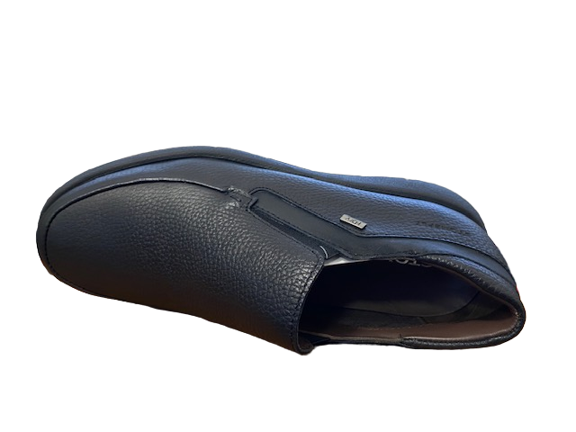 Stonefly Scarpa senza lacci da uomo in pelle di vitello Stream Hdry 11 Calf Leather 218259 000 nero